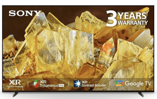 Sony Bravia 164 cm (65 inches) XR Series 4K Ultra HD Smart Full Array LED Google TV XR-65X90L (Black)